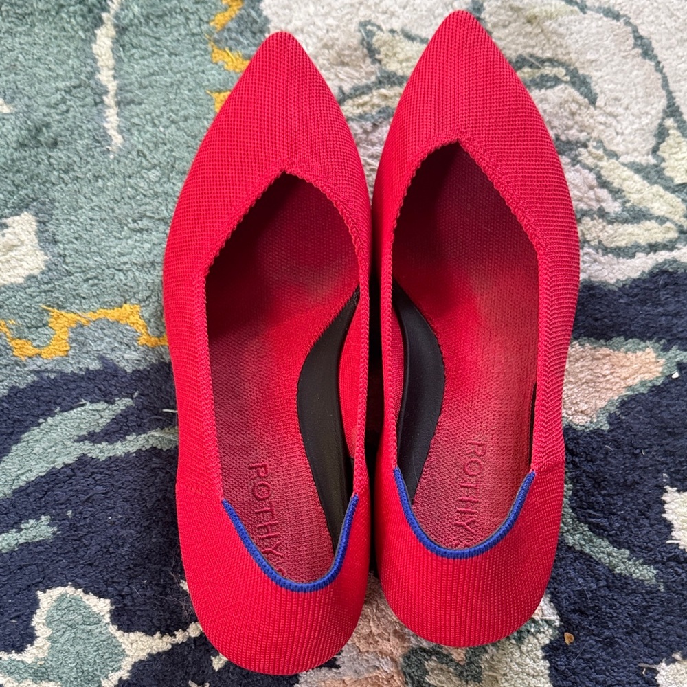 Rothy's Women's Vibrant Red Flats